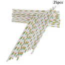 25pcs/lot Pineapple Drinking Paper Straws  Decoration Gift Party Event Supply OZ