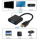 1080P Hdmi Female To Vga Male With Audio Output Cable Converter Adapter OST EGI