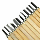 1 set of 12 Wood carving Hand Chisel Tool For Woodworking Gouges Kit
