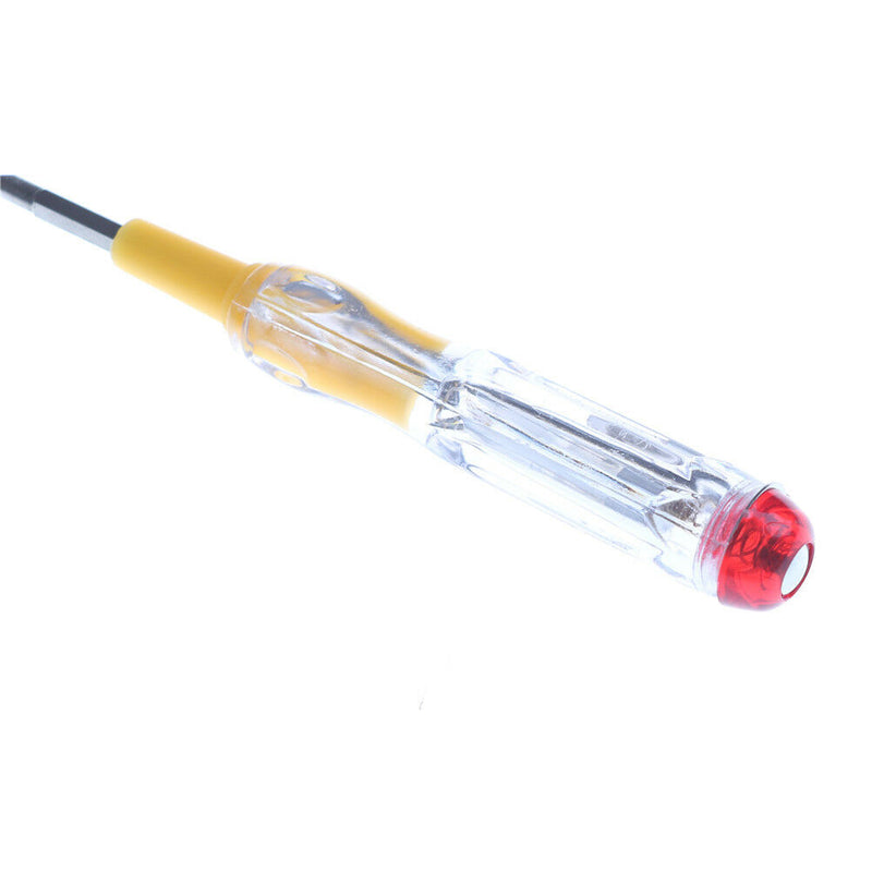 2Pcs AC/DC 100-500V LED Light Screwdriver Electrical Tester Pen Double Head A Kw