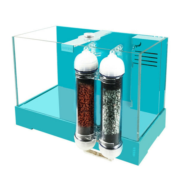 Clear Aquarium External Water Bottle Filter For Fish Tank 2 Filter Bottles