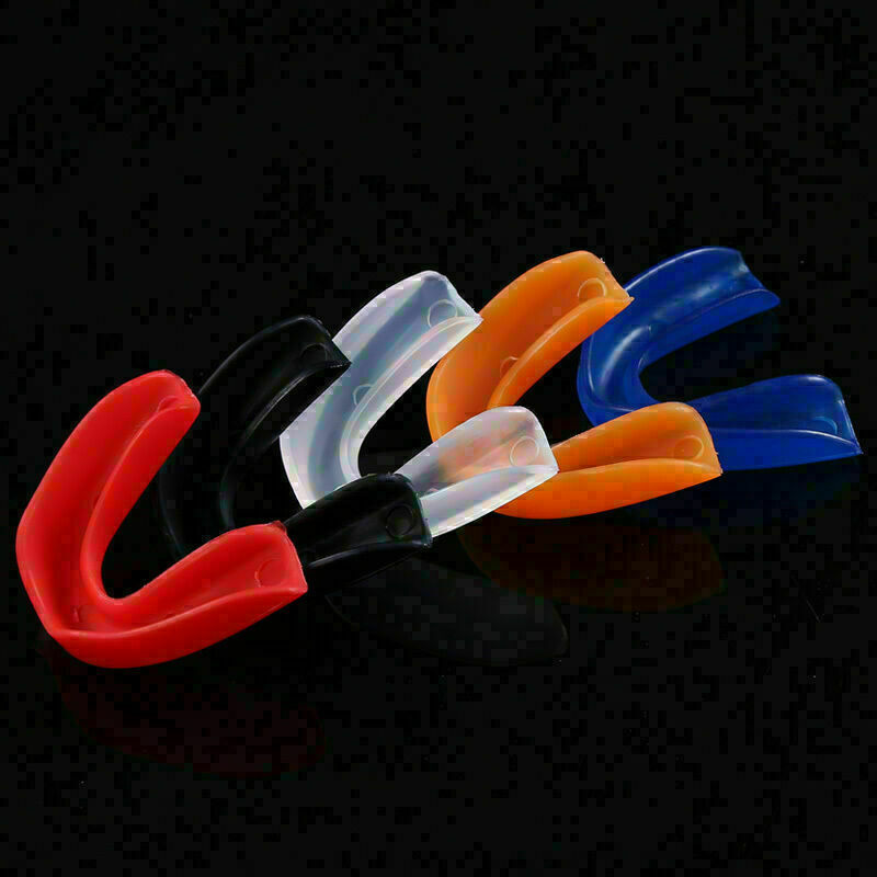 1set Sport Gum Shield Teeth Protector Mouth Guard Piece Rugby Football  Box D1H8