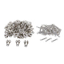 50 Sets Hook & Eye Garment Pants Hook Trousers Bra Sewing Fasteners 20*14mm