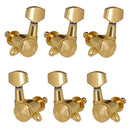 Durable 6pcs Zinc Alloy String Tuning  Tunres for Acoustic Guitars Accessory, 3