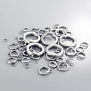 500 Pcs/set M2 M2.5 M3 M4 M5 M6 Stainless Steel Shells Pad Spring Lock Wash