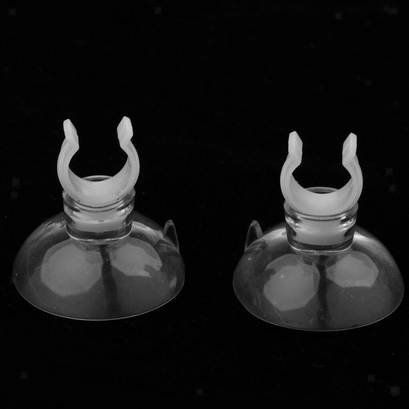 2Pcs Aquarium Fish Tank Glass Shrimp Food Dish with Acrylic Feeding Tube 40cm