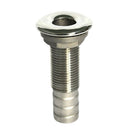 3/4'' Marine Boat Thru Hull Connector Fitting - 316 Stainless Steel Hardware