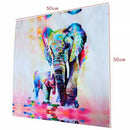 50x50cm Canvas Decorative Wall Art Painting Picture Elephant Print No Framed