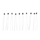10pcs Thermistor Temperature Sensor NTC-MF52-103/3435 10K ohm 1% LJ