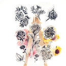 Romantic Wedding rose flowers Silicone Stamp DIY Scrapbooking Photo Album DecoME