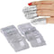 100pc/box Aluminium Foil Nail Art Soak Off Acrylic Polish Nail O3K4 Gel Rem Z1O8