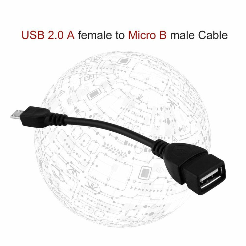 3pc Cell phones Micro USB B Male to USB 2.0 A Female OTG Adapter Converter Cable
