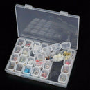 28 Slots Clear Adjustable Diamond Painting Storage Box Case Bead Organiser Gifts