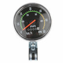Utility Black Analog Distance Speed Meter Bike Bicycle Speedometer Odometer Kit