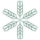 Garden Trellis For Climbing Plants, Leaf Shape Potted Plant Support Vines V