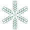 Garden Trellis For Climbing Plants, Leaf Shape Potted Plant Support Vines V