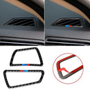 Carbon Fiber Car Dash AC Air Vent Frames for BMW F07 5 Series GT 535i 2010-2016