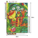 5D DIY Full Drill Diamond Painting Cross Stitch Embroidery Kit (Frog04)