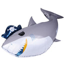 Marine Life Pirate Shark Shape Aluminum Film Balloon Kids Party Decor. ly