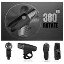 Waterproof MTB Bike Bicycle USB Recharge Front Handlebar Light Rear Tail Lights