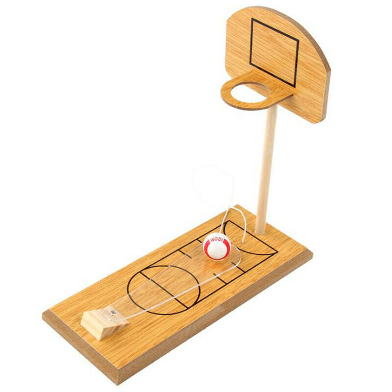 Mini Desktop Basketball Game Tabletop Portable Basketball Game Wooden Fun SpL9X1