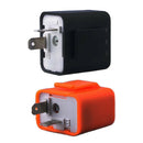 2Pcs LED Adjustable Flasher Relay Turn Signal Indicator 12v 2-Pin Motorbike