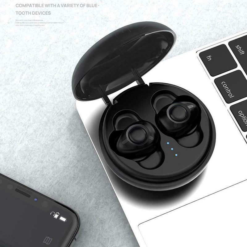 T-06 Touch Bluetooth 5.0 Rechargeable HIFI TWS Wireless MIC Mini Earphones A