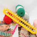 3pcs/Set Knitting Kit Weaving Loom Plastic Pompom Sock Scarf Long Handle DIY Nw
