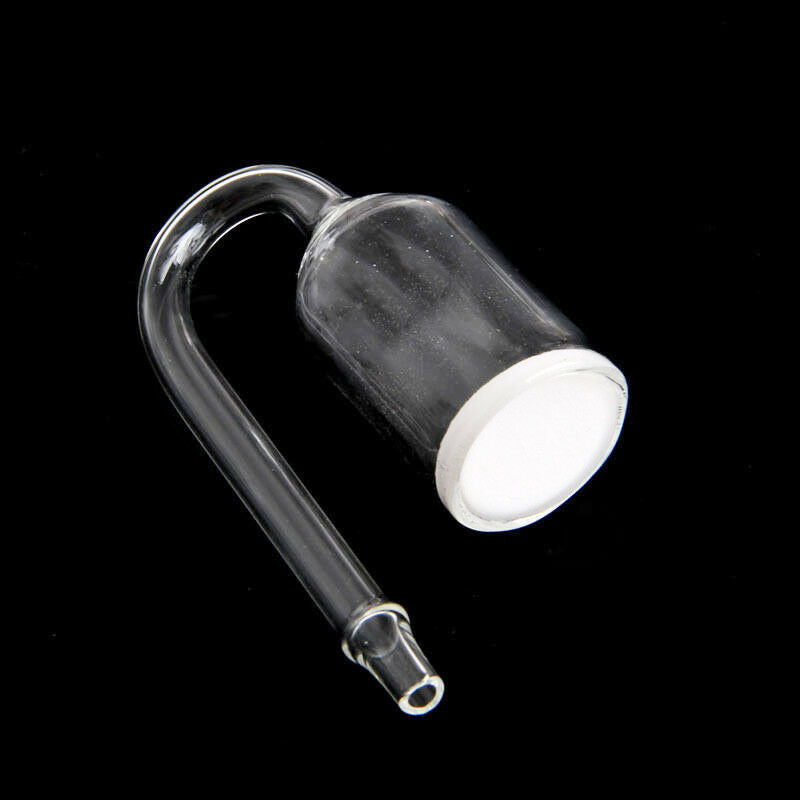 Fish Tank CO2 Diffuser Check Valve Aquarium U Shape Glass Tube Suction Cup Kit