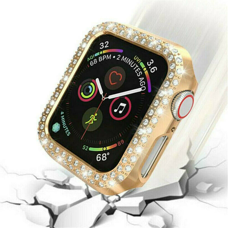 Rhinestone Diamond Watch Cover for iWatch Series 5 4 44mm Screen Protector Case