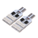 2 X Remote Control Colorful Car Lights 5050 12smd Reading Lights