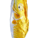 43" Japanese Windsock Flag Koi Nobori Wind Streamer Carp Flag Golden Yellow