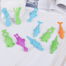 1Pc cute stretchy finger slingshot sticky flying marine animal kids toys ï¼D