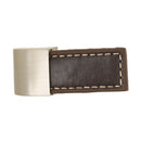 Modern Home Leather Kitchen Cabinet Cupboard Door Drawer Pull Handle -Brown