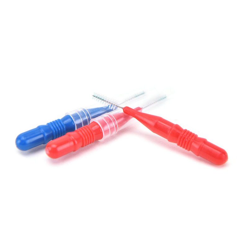 50pcs Clean Tooth Floss Head Hygiene Dental Plastic Interdental Brush Toothpick