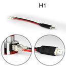 1X H1 Single Diode Converter Wiring Connecting Lines For LED Headlight Male Pl%!