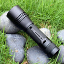 Waterproof LED Flashlight 6 Modes Type-C Rechargeable Telescopic Zoomable Torch