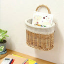 Handmade Wicker Basket Rattan English Country Style Picnic Basket Shopping  S5H2