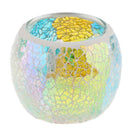 Mosaic Glass Candle Holder Bowl Tealight Votive Holder Wedding Home Decor