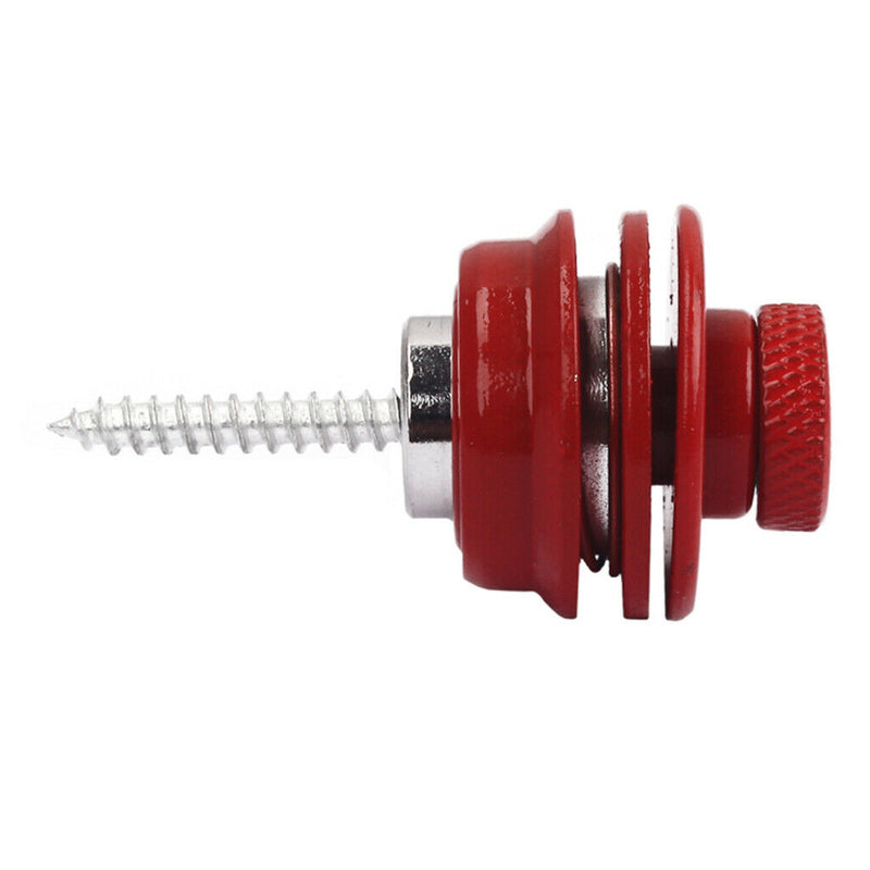 1Pc Red Copper Electric Guitar Strap Lock  Button for Guitar Bass