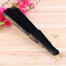 Black Spanish Style Dance Party Wedding Lace Silk Folding Hand Held Flower Fan l