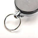 Timmeproof Retractable Pull Keychain Holder Reel Recoil Key Ring Belt Clip.^ BX