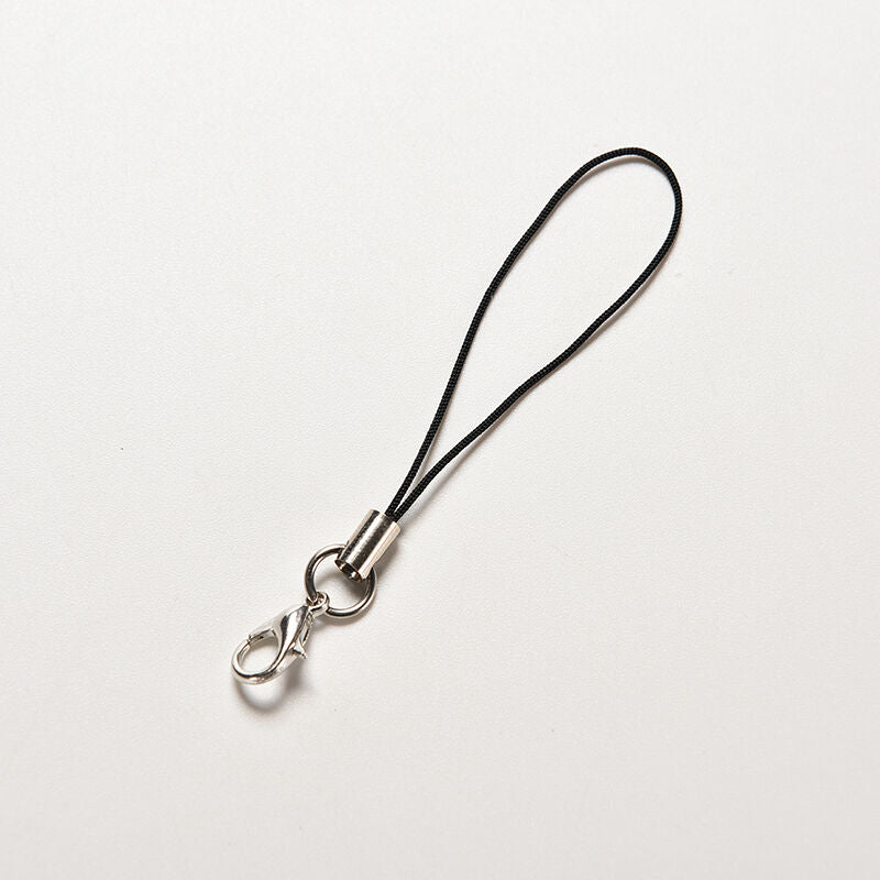 100Pcs Black Cell Phone Rope Strap Charm Cords Lariat Clip Lanya ES