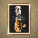 HOT 1x 30*40cmDog 5D Diamond Embroidery Painting Cross Stitch Craft Home