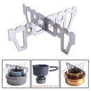 Alcohol Stove Stand Spirit Burner Bracket Titanium Rack Camping Picnic H GOY