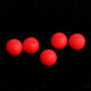 100pcs Fishing Floating Bobbers Drift Ball EVA Foam Indicator 8.3mm Red