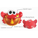 Cute Bubble Crabs Baby Bath Funny Maker Pool Swimming Bathtub Soap Machine Toys