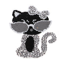cat reversible sequined sew on patches for clothes diy sweater coat appliqueBX