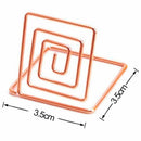 Wire Shape Place Card Holder Stands, Table Name Number Holders, Paper Menu  A7V3