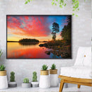 Full Round Drill 5D Rhinestone Picture DIY Sunset Sky Art Diamond Painting
